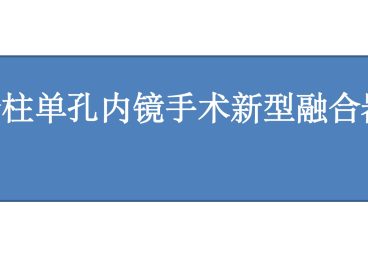 脊柱单孔内镜手术新型融合器